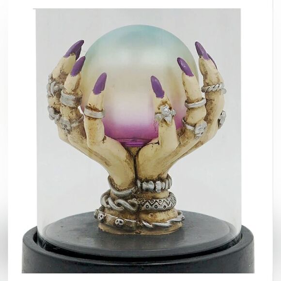 New Halloween Fortune Teller Incense Holder, 3x6.5. Includes 10 lavender cones - Picture 5 of 5